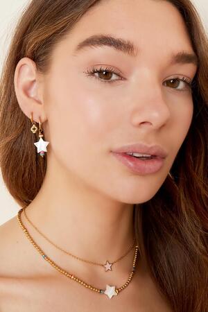Boucles d'oreilles Beads & Stars - Collection #summergirls Coquilles h5 Image2